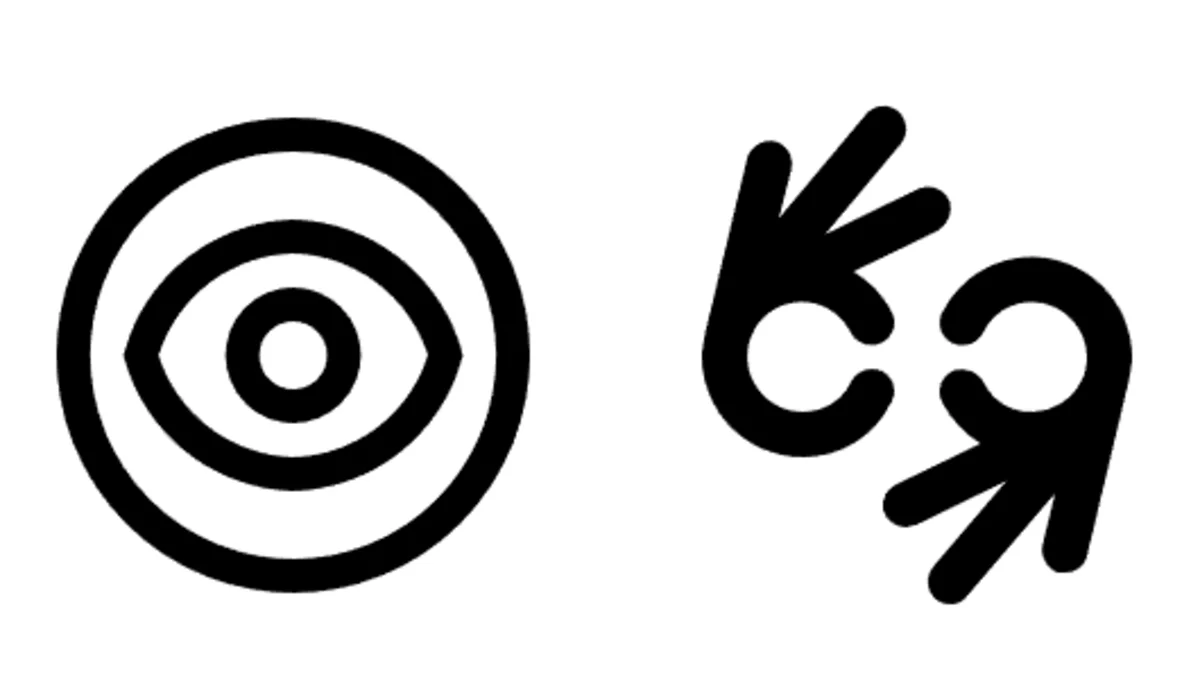 Accessibility icons - Visibility and communication